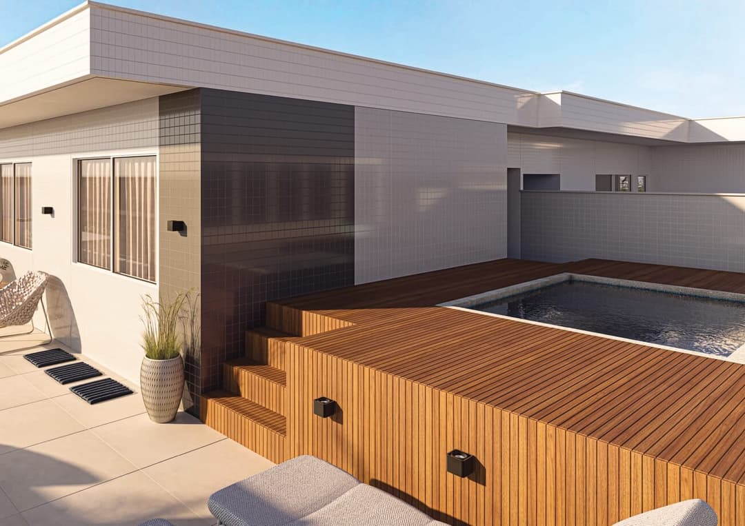 Lazer: Piscina da Cobertura Linear