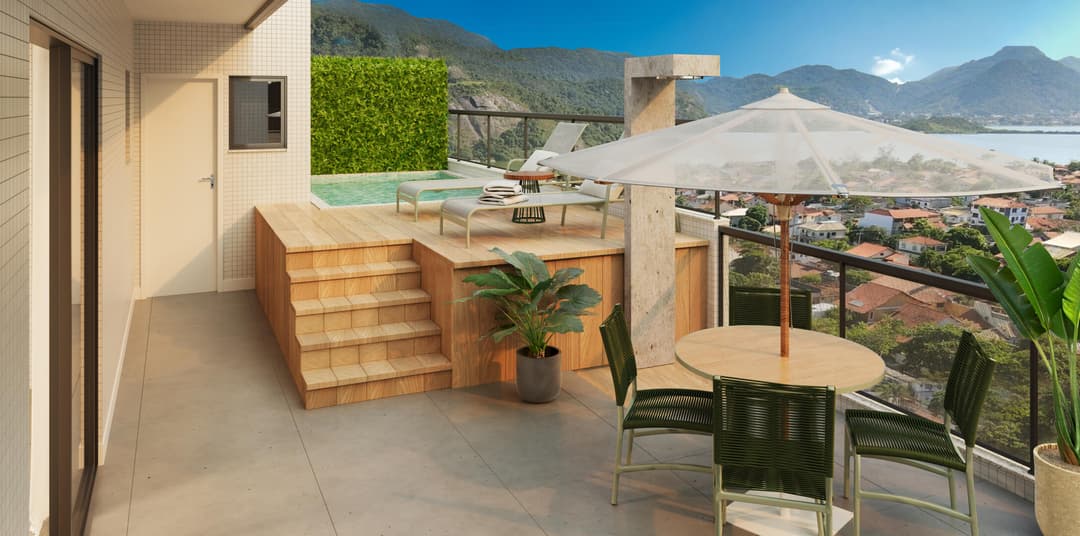 Lazer: Terraço Cobertura